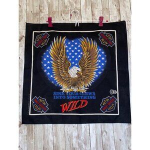 Harley-Davidson Eagle Bandana 100% Cotton Sink Your Claws Into Something Wild De